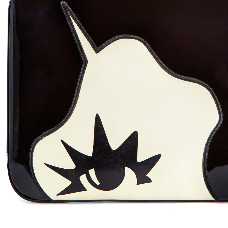 Lulu Guinness Marcel Wave Medium Audra Pouch - Black