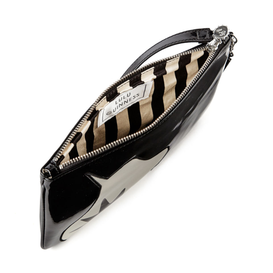 Lulu Guinness Marcel Wave Medium Audra Pouch - Black