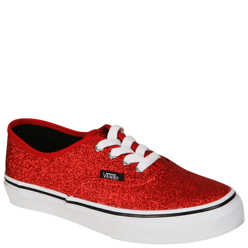 Red outlet sparkle vans