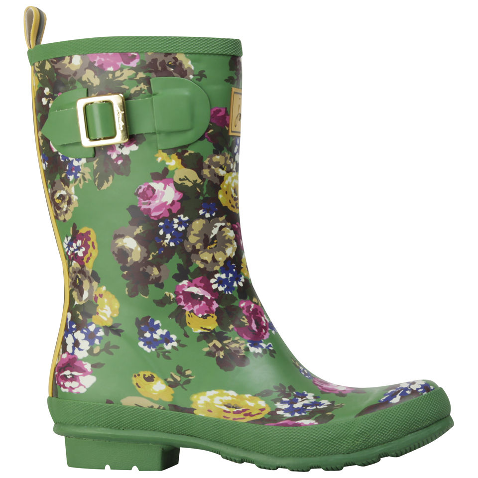 Joules green new arrivals floral wellies