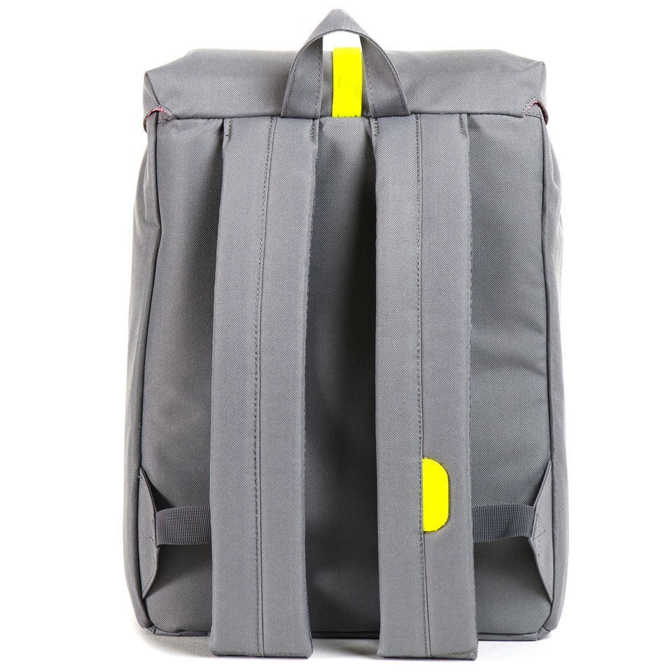 Herschel Supply Co. Post Mid Volume Backpack - Grey/Yellow Rubber