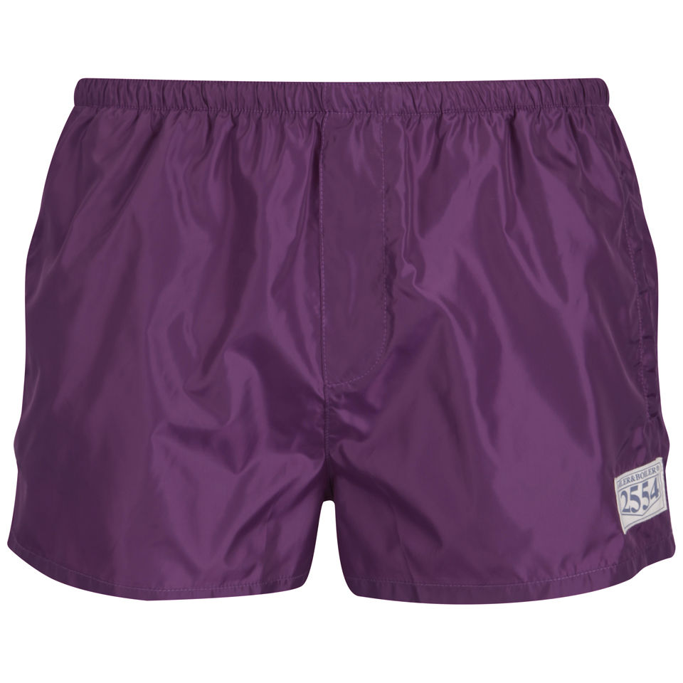 Oiler & Boiler Men's New England Swim Shorts - Grape Juice