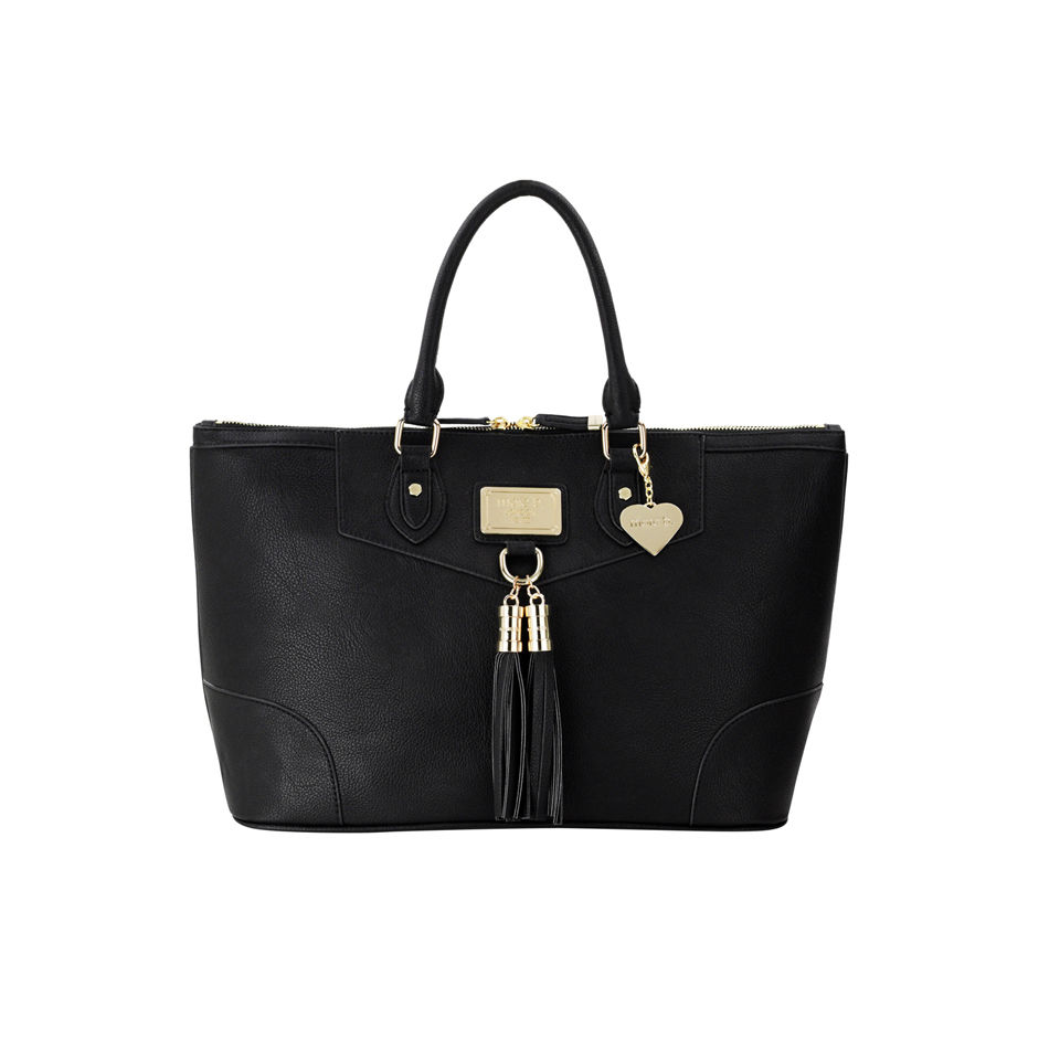 Marc B Willow Tassel Tote Bag - Black