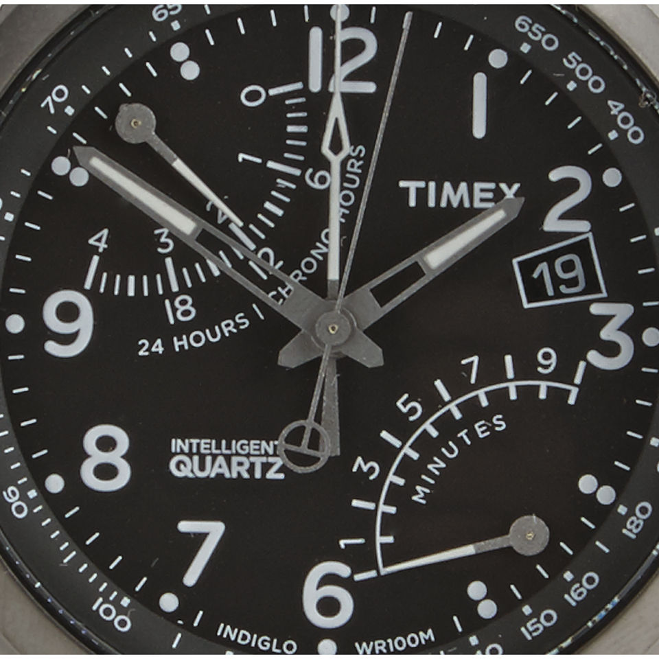 Timex Men's Originals Fly Back Chronograph Watch - Black