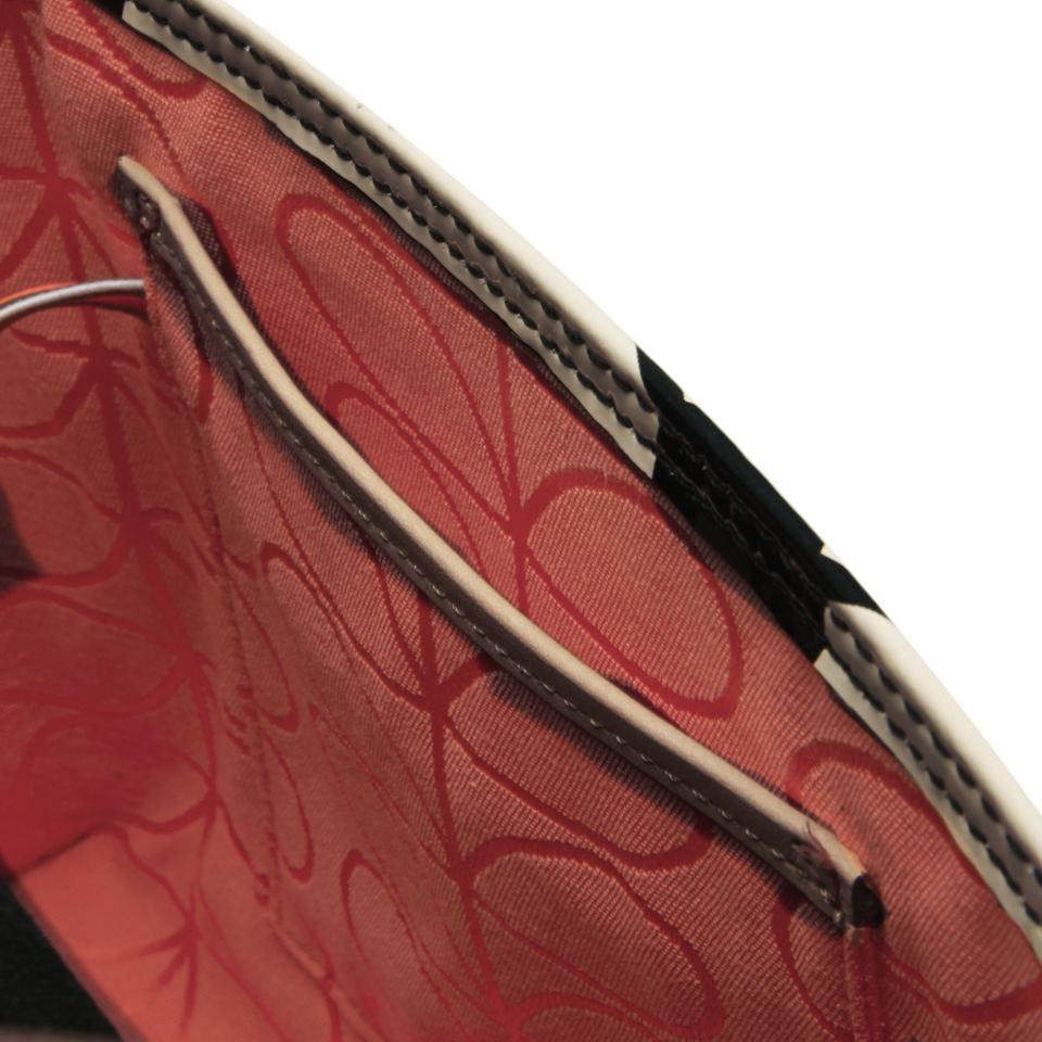 Orla Kiely Leather Fairfield Bag - Marble