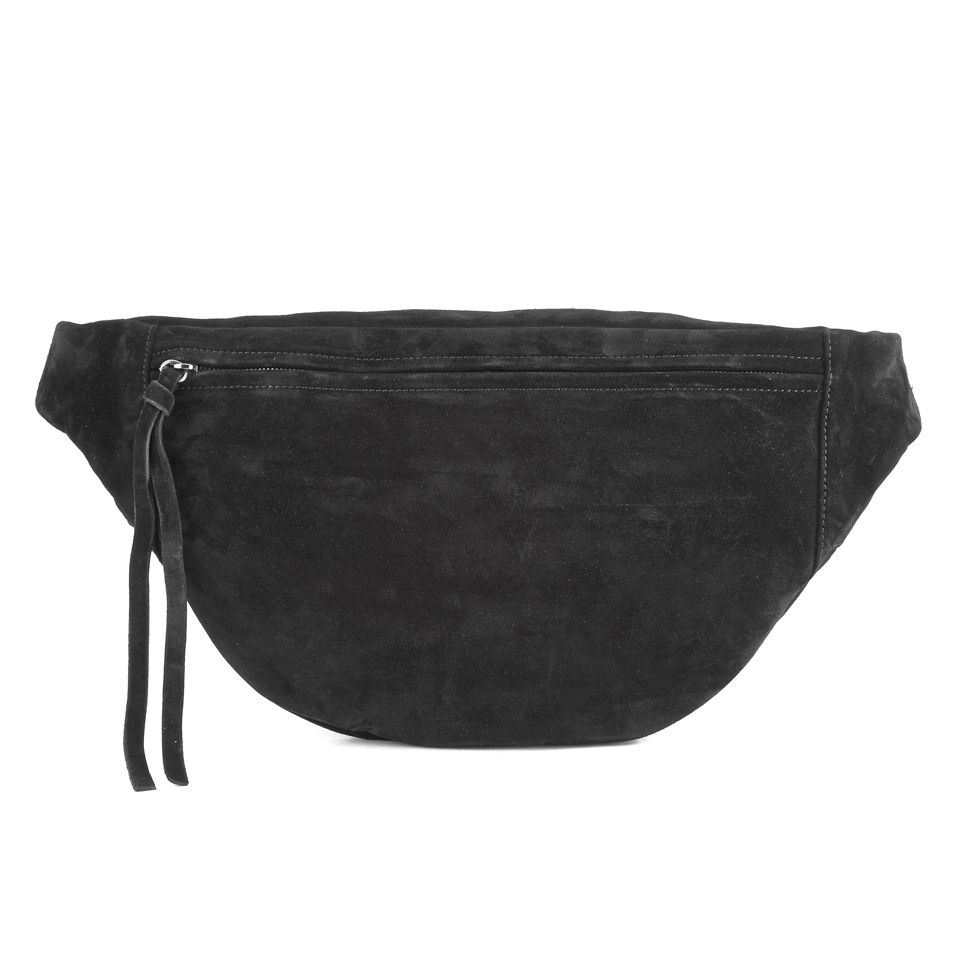 Yvonne Koné Women's Oversized Bum Bag - Suede Black