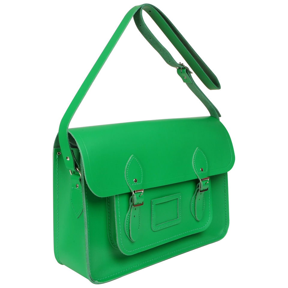 The Cambridge Satchel Company 15 Inch Leather Satchel Green