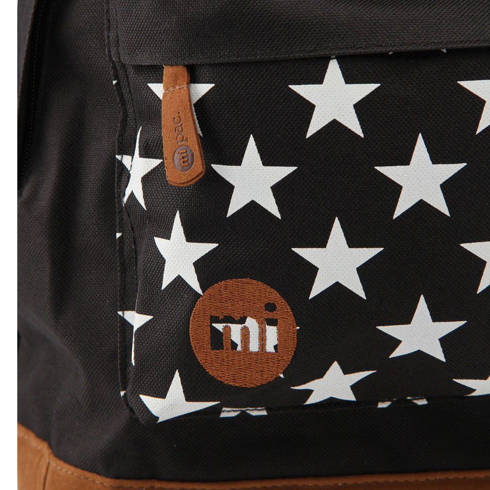 Mi-Pac Star Print Backpack - Black