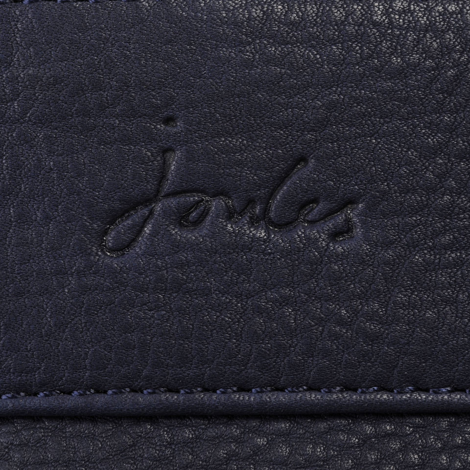 Joules Leather Tote Bag - Navy