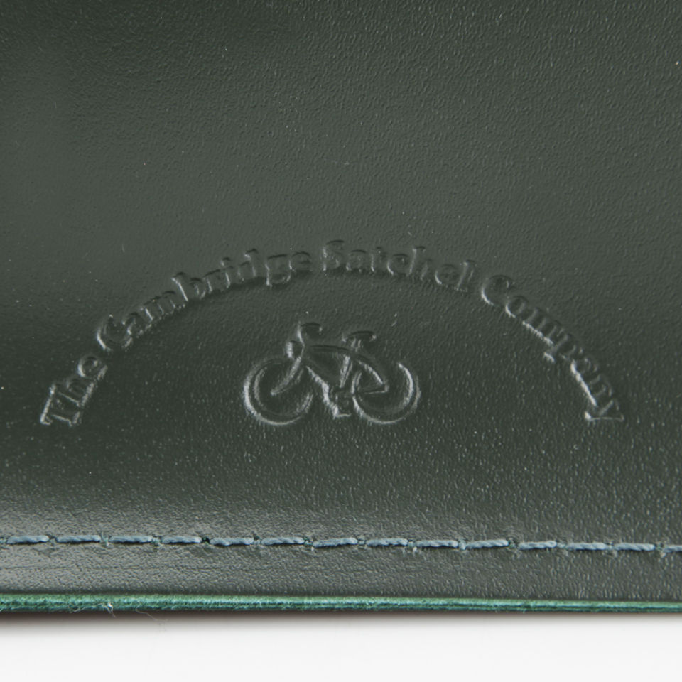 The Cambridge Satchel Company Large Leather Shoulder Bag - Dark Olive