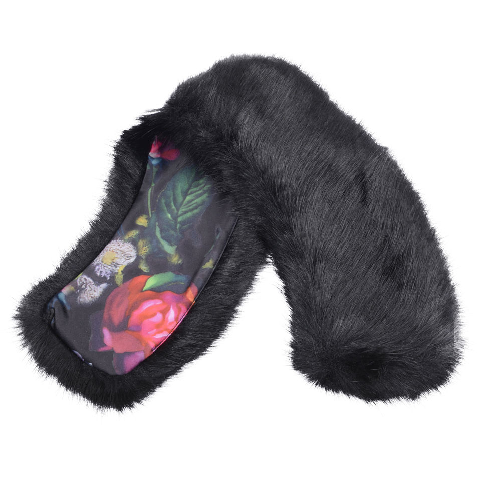 Ted Baker Women's Flufty Faux Fur Collar - Black