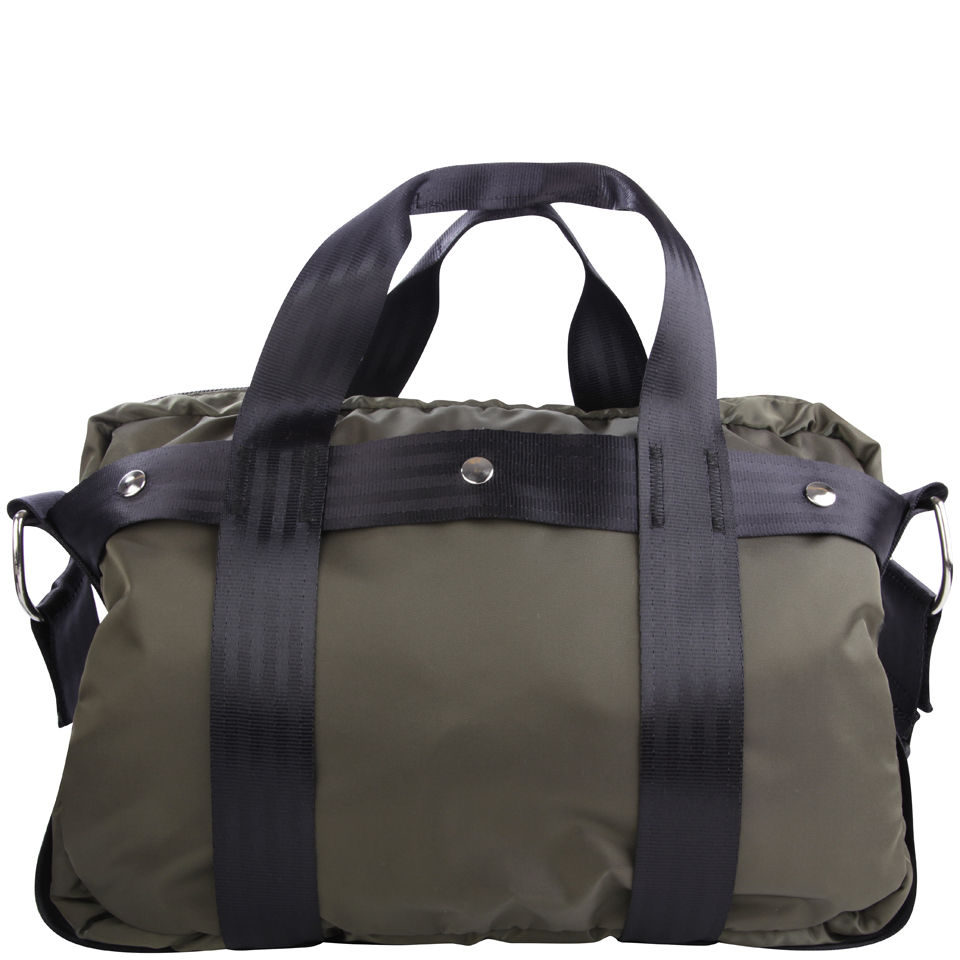 Bill Amberg Transit London Briefcase - Olive/Black
