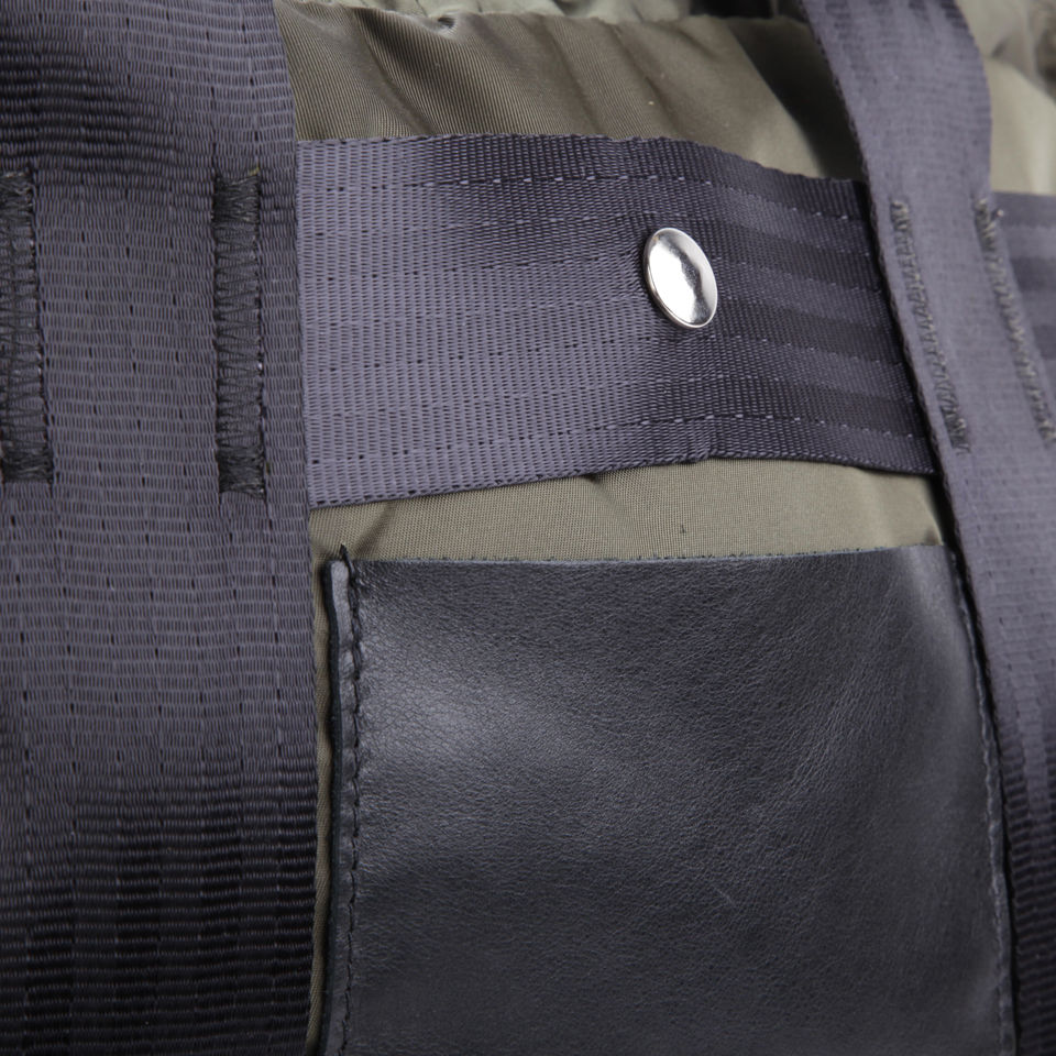 Bill Amberg Transit London Briefcase - Olive/Black