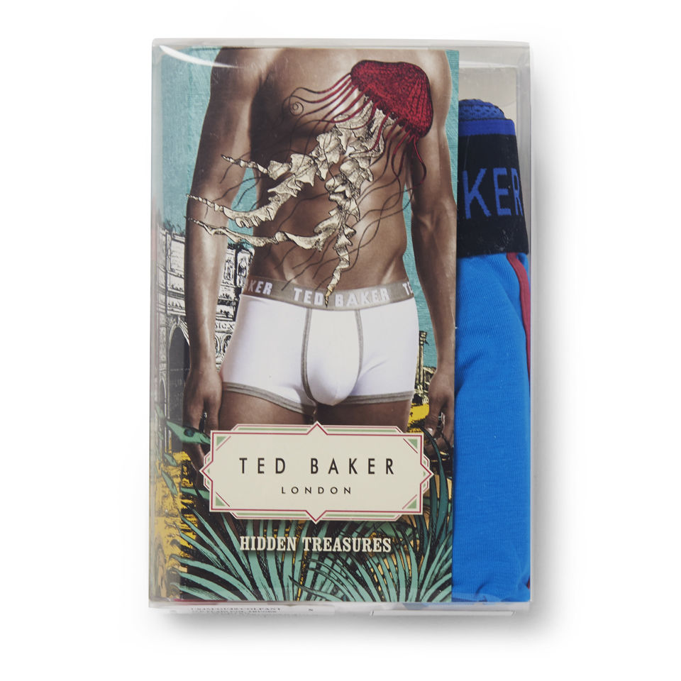 Ted Baker Men's 3-Pack Plain Coloured Trunks - Assorted