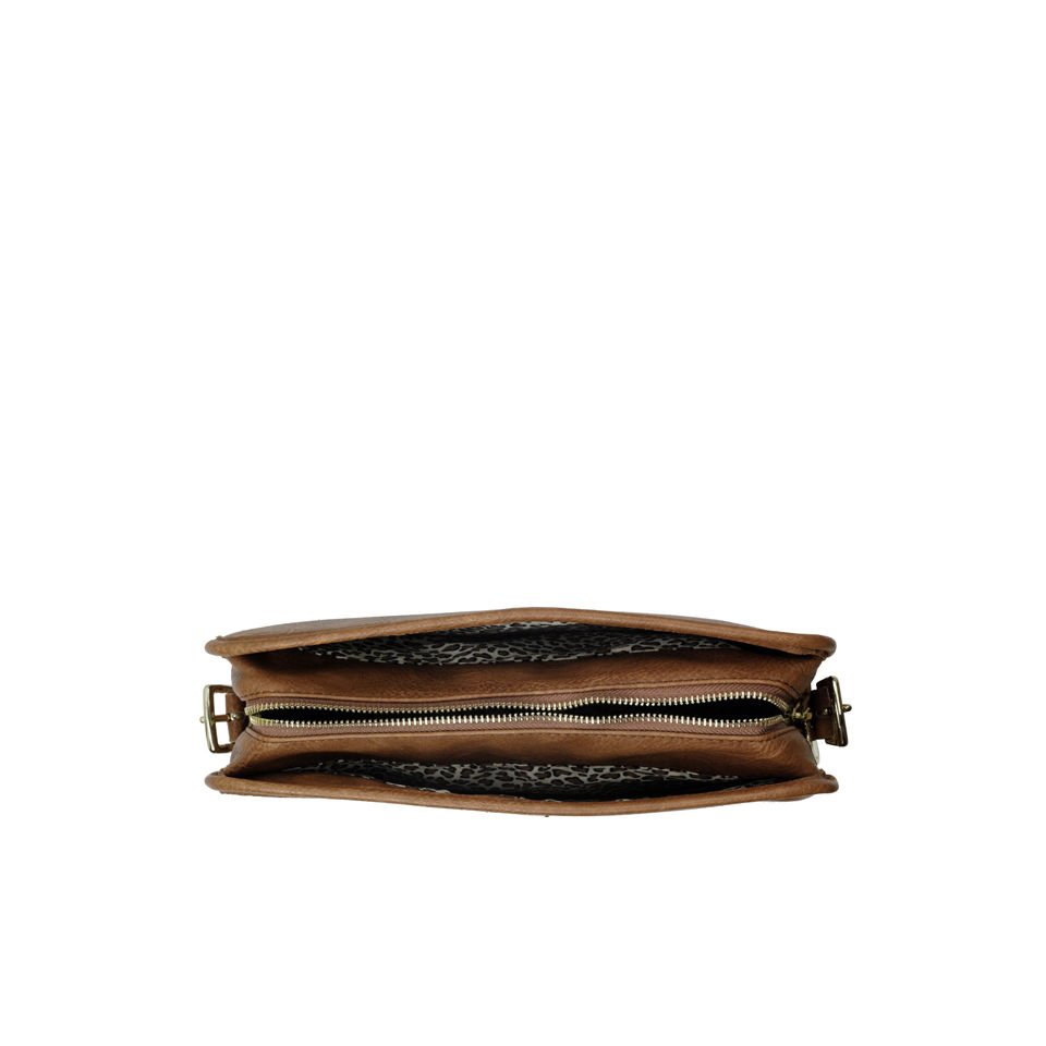 Marc B Farrah Structured Cross Body Bag - Tan