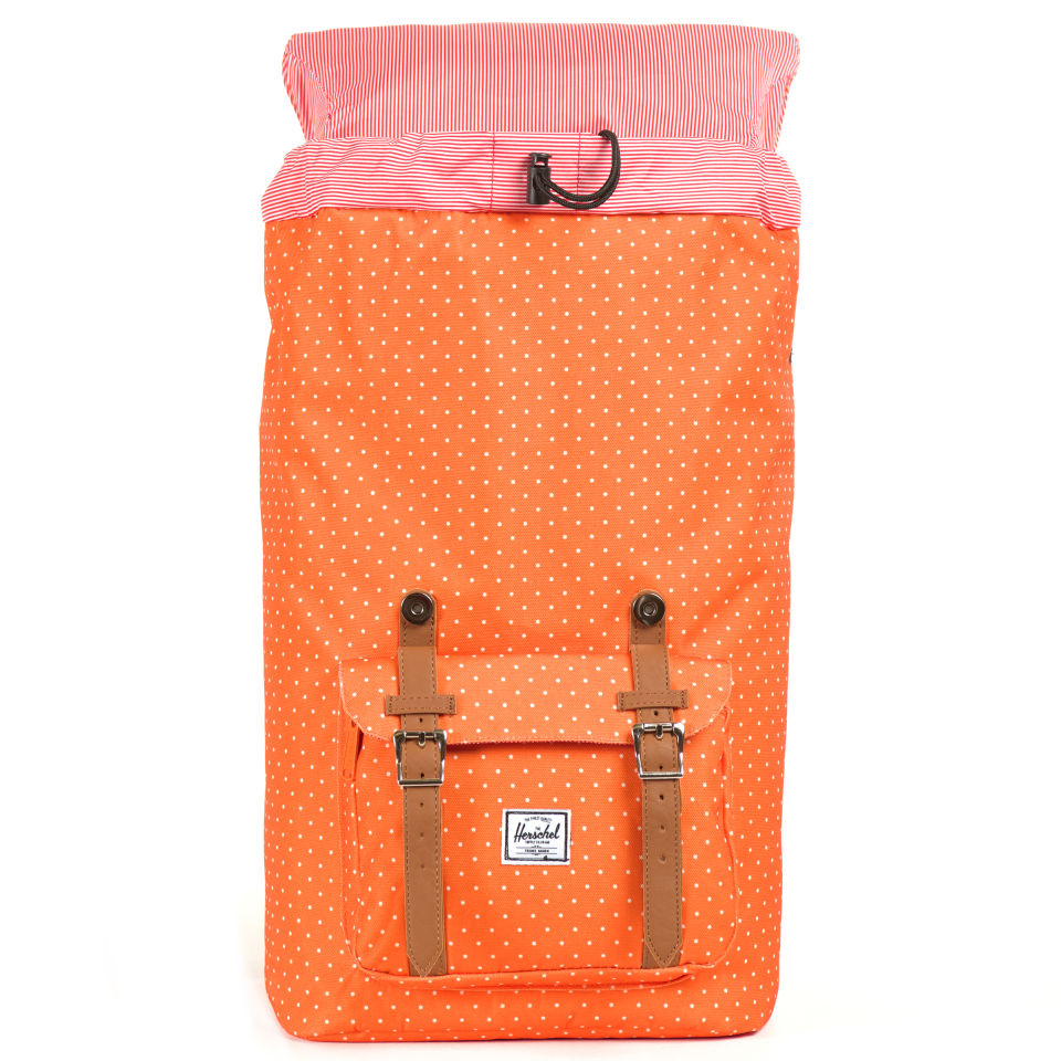 Herschel Supply Co. Little America Backpack - Orange Polka Dot