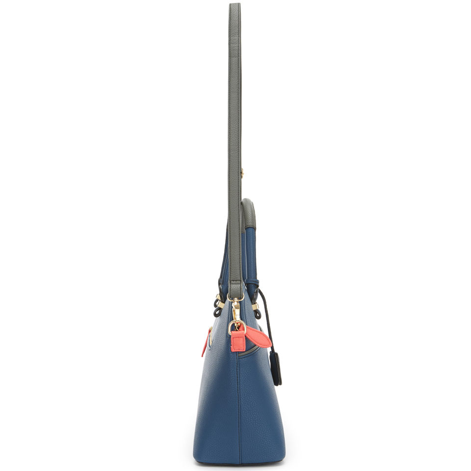 Paul's Boutique Maisy Classic Kettle Bowler Bag - Navy