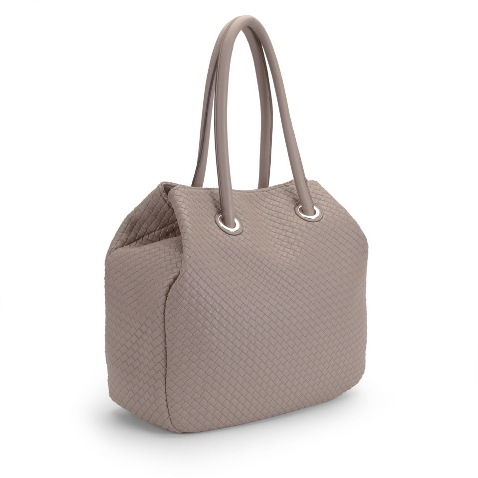 French Connection Vita Woven Slouch Tote - Kitten
