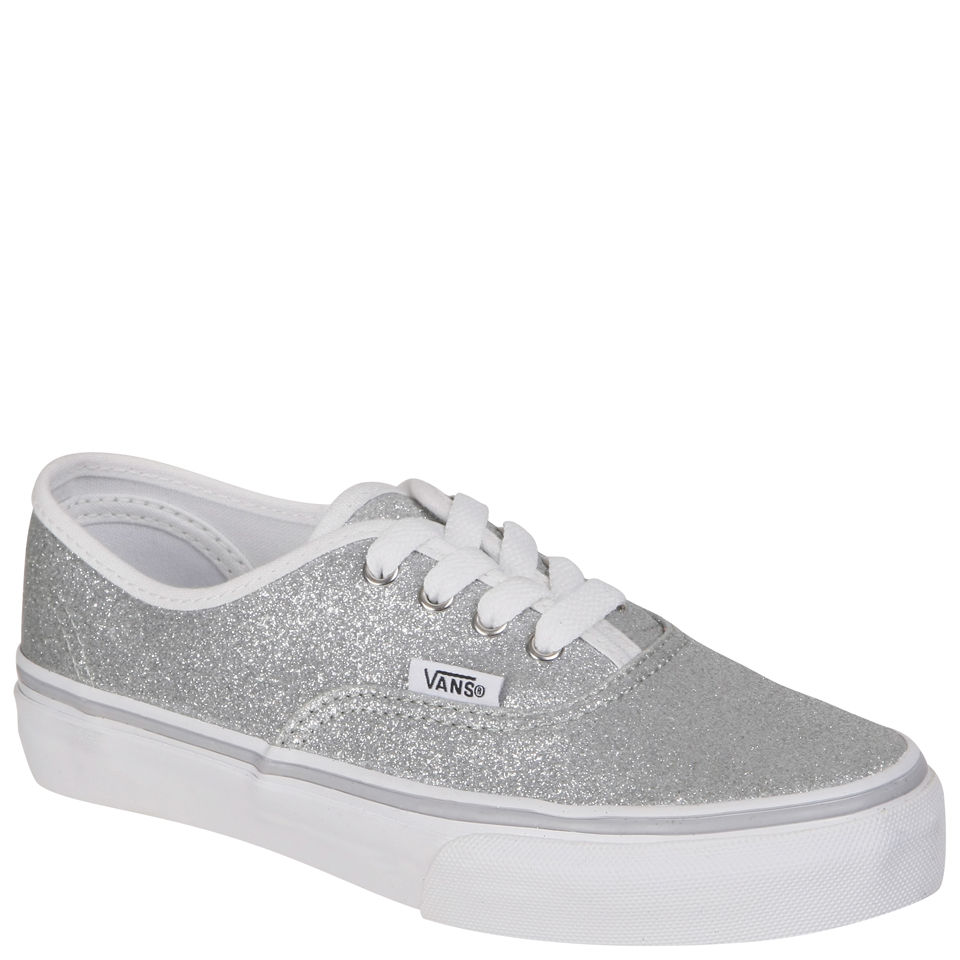 Silver glitter sale vans kids