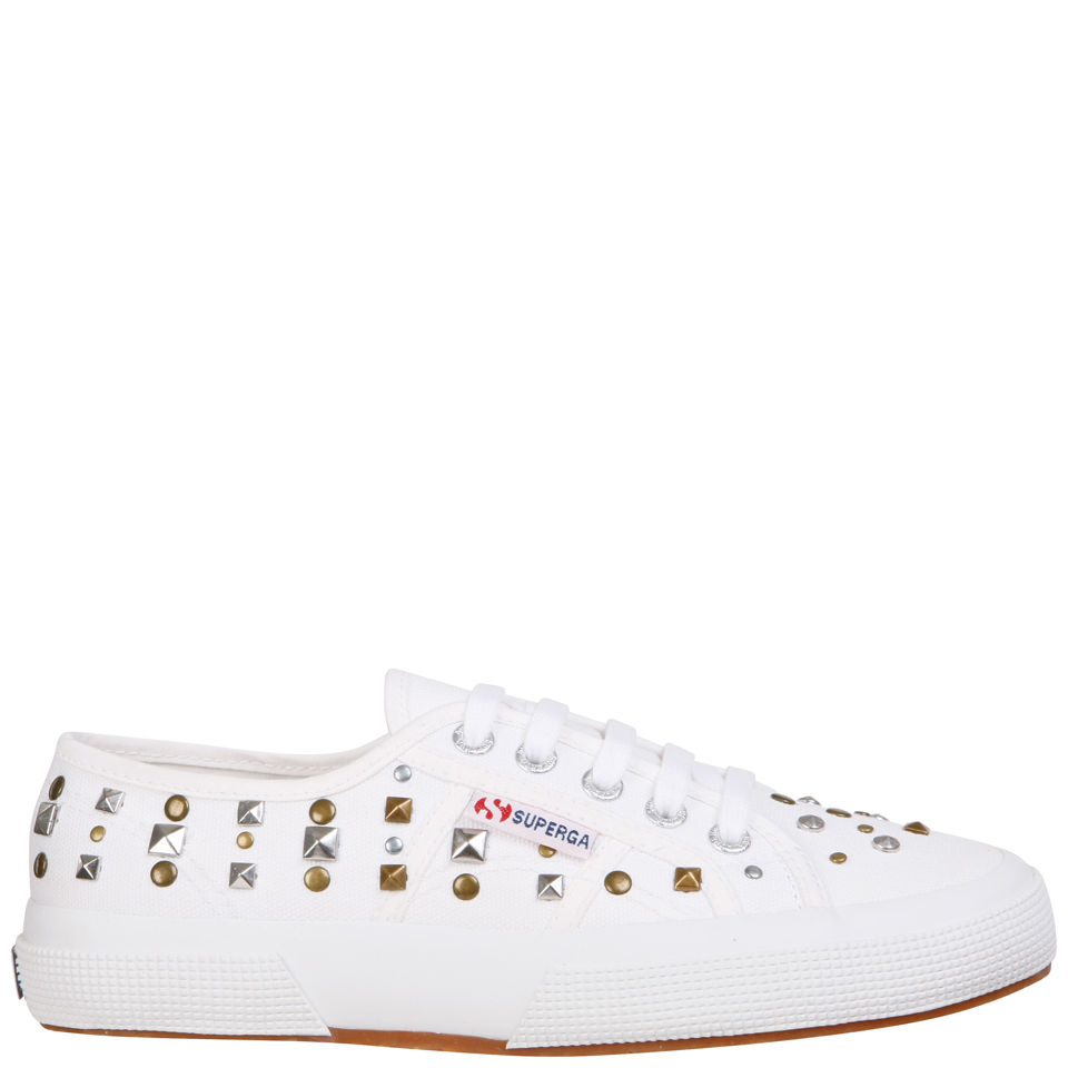 Superga Women s 2750 Cotu Studs Trainers White Coggles