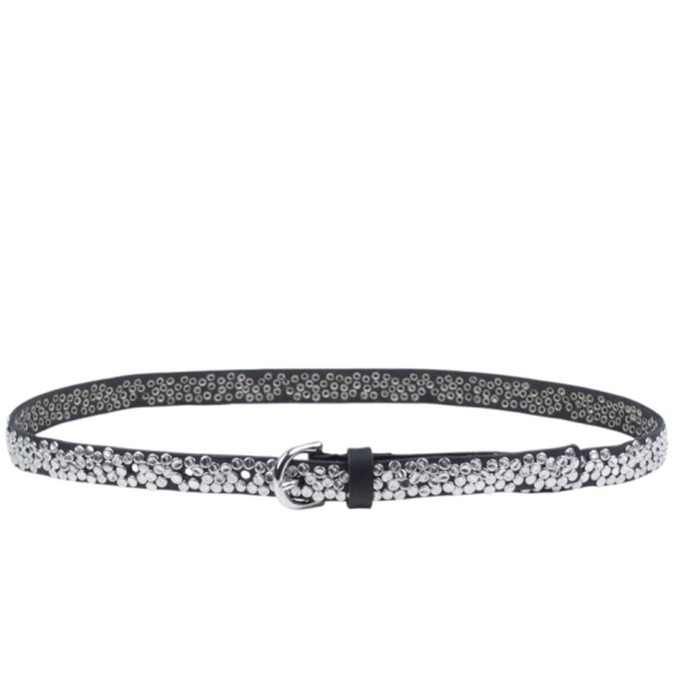 Markberg Rachel Leather Studded Belt - Black