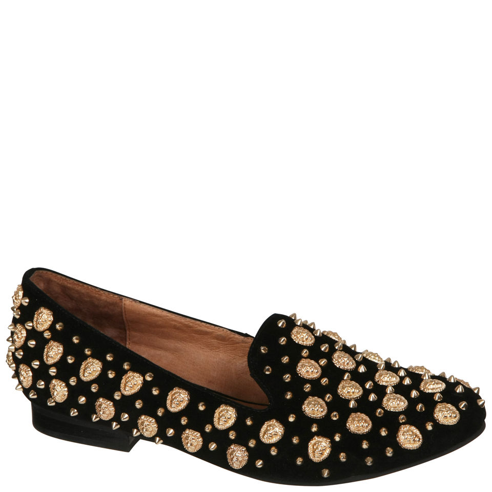 Jeffrey campbell 2024 studded loafers