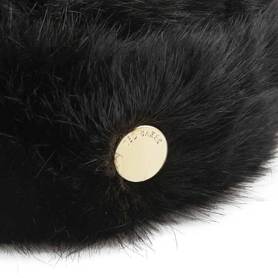 Ted Baker Faux Fur Hat - Black