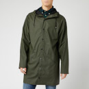 Rains Long Jacket - Green - XS