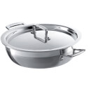 Le Creuset 3-Ply Signature Steel Shallow Casserole Dish with Lid - 30cm