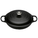 Le Creuset Signature Cast Iron Shallow Casserole Dish - 26cm - Satin Black