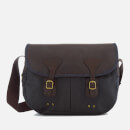 Barbour Heritage Men's Wax Leather Terras Bag - Navy