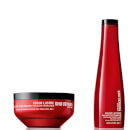 Shu Uemura Art of Hair Color Lustre Sulfate Free Shampoo (300ml) and Color Lustre Masque (200ml)