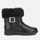 UGG Toddlers' Gemma Patent Leather Boots - Black