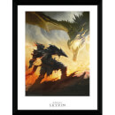 Skyrim Daedric Armor Framed Photographic - 16"" x 12" Skyrim Daedric Armor Framed Photographic - 16"" x 12"