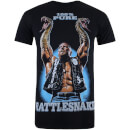 WWE Men's Stone Cold Rattlesnake T-Shirt - Black