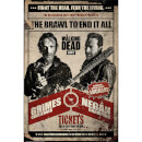 Rick v Negan The Walking Dead Poster