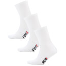 PBK Lightweight Socks Multipack - 3 Pairs - White PBK Lightweight Socks Multipack - 3 Pairs - White