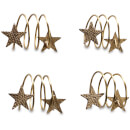 Brass Star Napkin Rings