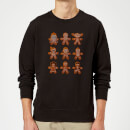 Star Wars Gingerbread Characters Black Christmas Jumper