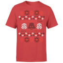 Star Wars Christmas Imperial Knit Red T-Shirt