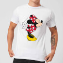 Disney Mickey Mouse Minnie Split Kiss T-Shirt - White