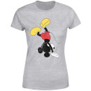 Disney Mickey Mouse Upside Down Women's T-Shirt - Grey