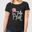 Disney Beauty And The Beast Tale As Old As Time Rose Women's T-Shirt - Black