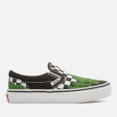Vans Kids' Marvel Hulk Classic Slip-On Trainers - Hulk/Checkerboard