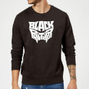 Black Panther Emblem Sweatshirt - Black