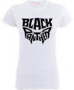 Black Panther Emblem Women's T-Shirt - White