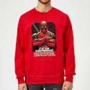 Marvel Deadpool Crossed Arms Sweatshirt - Red