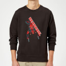 Marvel Deadpool Hang Split Sweatshirt - Black