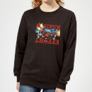 Marvel Deadpool Maximum Effort Women's Sweatshirt - Black