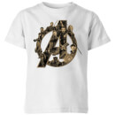 Marvel Avengers Infinity War Avengers Logo Kids' T-Shirt - White